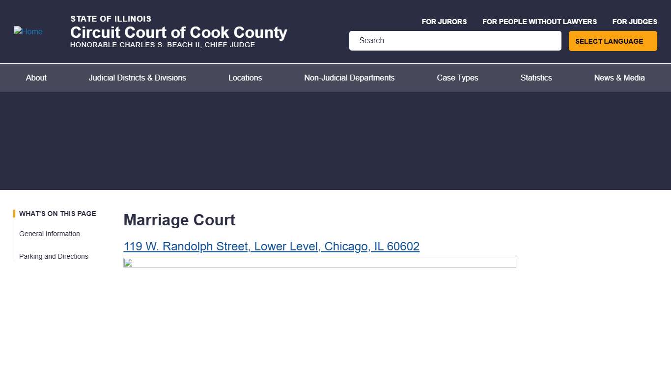 Marriage Court Circuit Court of Cook County